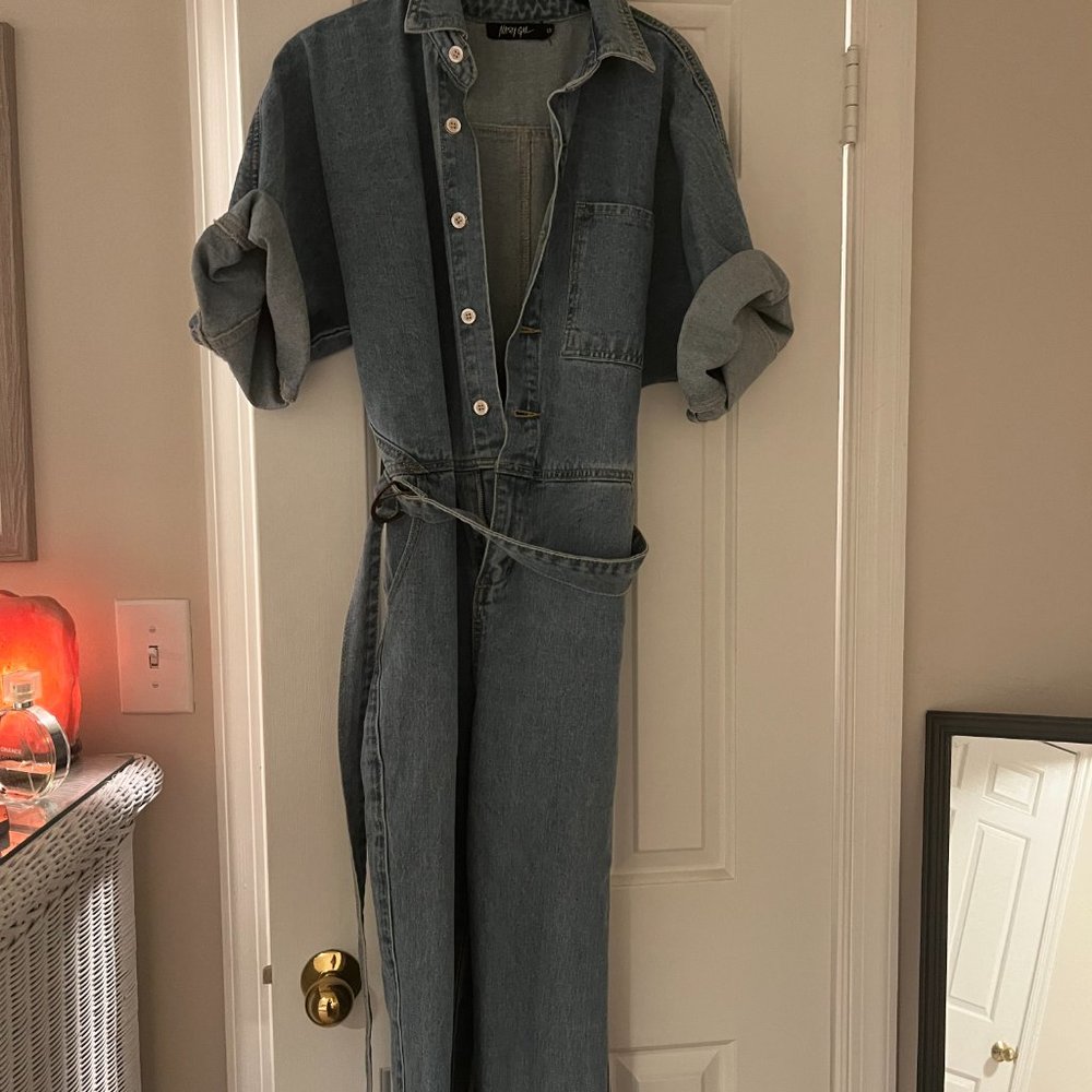 Denim Boiler Suit View 2